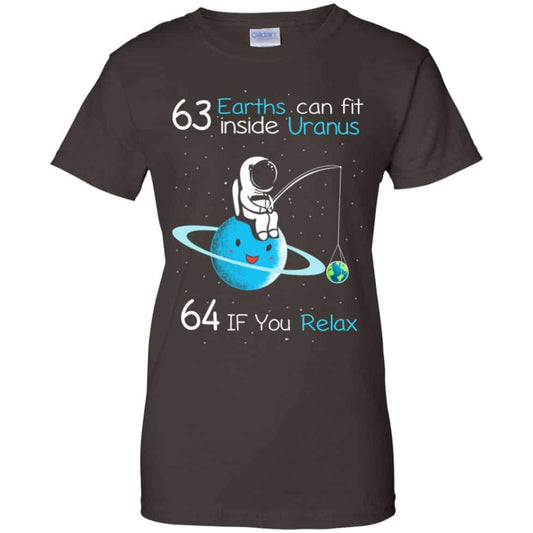 63 Earths Can Fit Inside Uranus 64 If You Relax Shirt, Hoodie, Tank