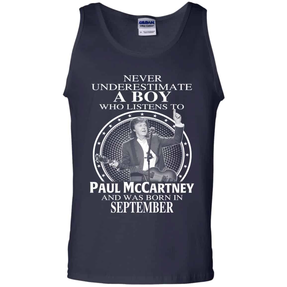 A Boy Who Listens To Paul McCartney And Was Born In September T-Shirts, Hoodie, Tank