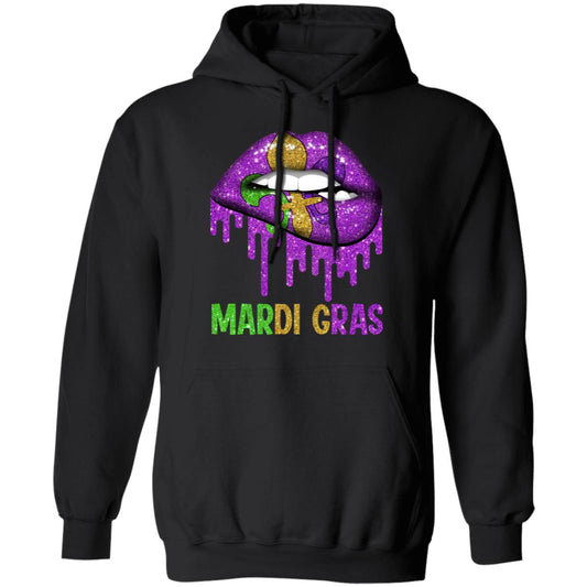 
	Mardi Gras Lip Biting Shirt, Hoodie, Tank