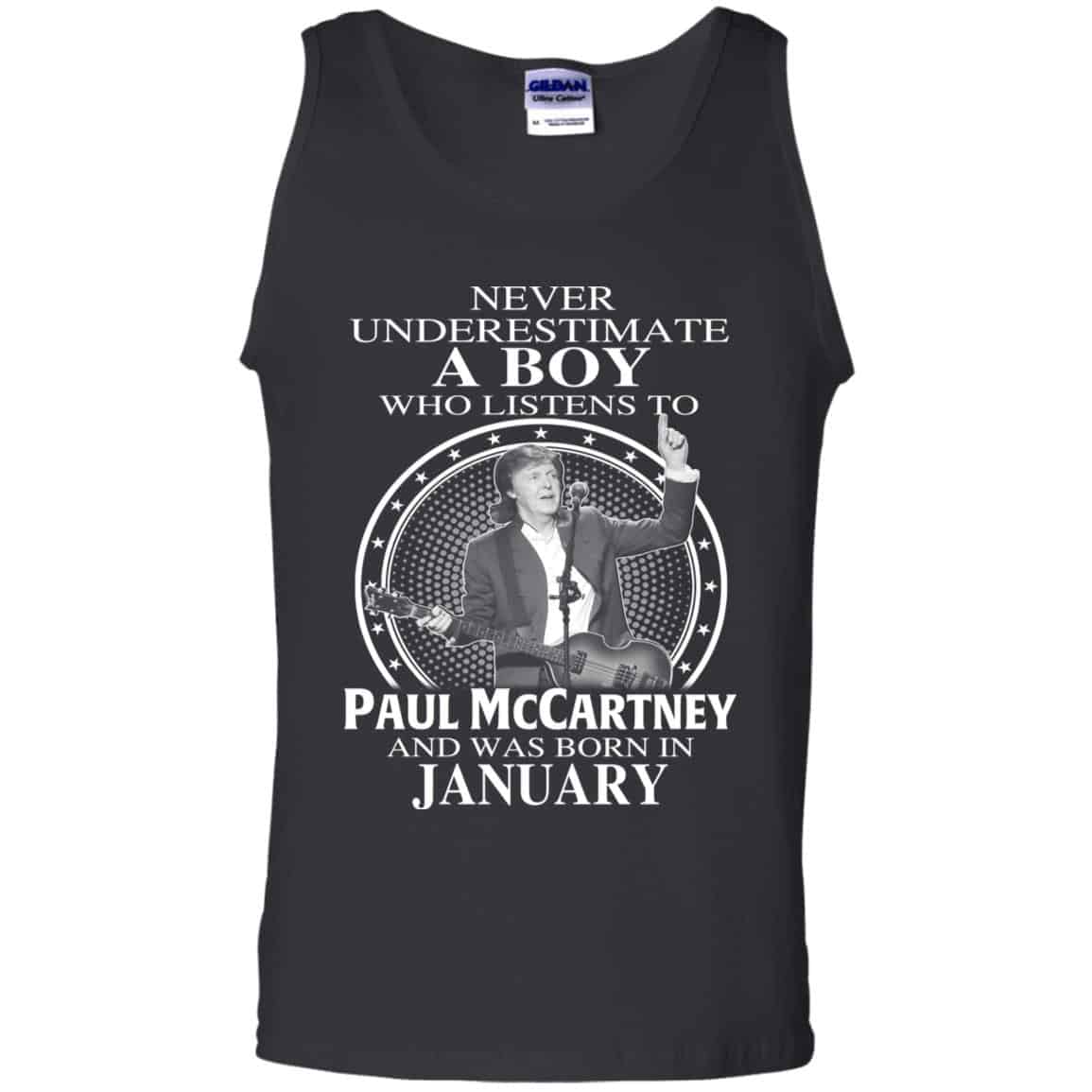 A Boy Who Listens To Paul McCartney And Was Born In January T-Shirts, Hoodie, Tank