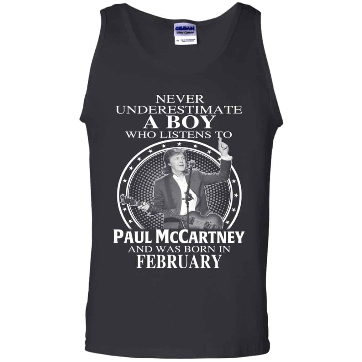 A Boy Who Listens To Paul McCartney And Was Born In February T-Shirts, Hoodie, Tank