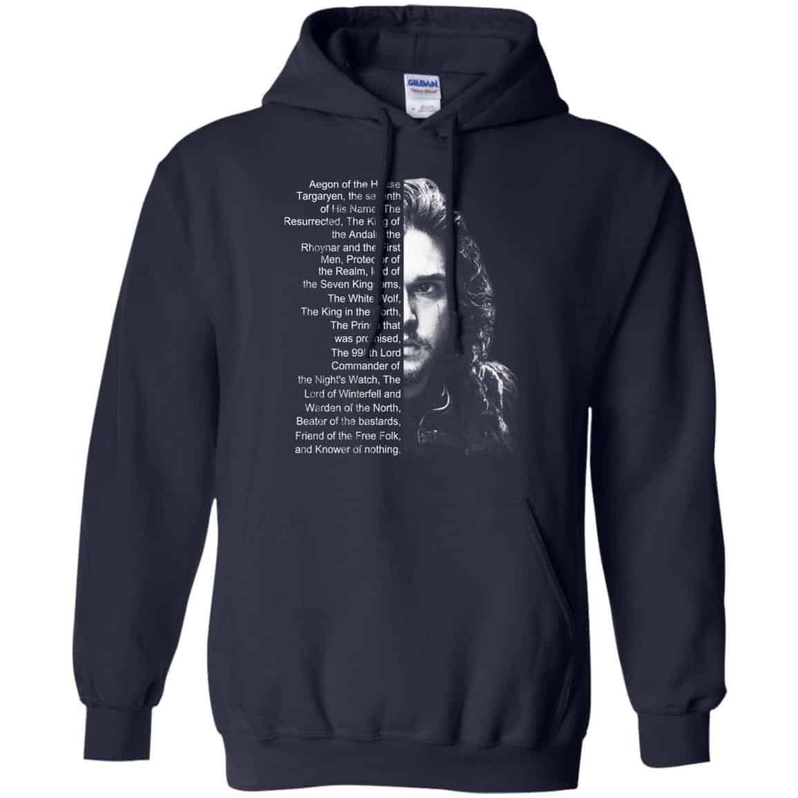 Jon Snow: List Name Aegon Of The House T-Shirts, Hoodie, Sweater