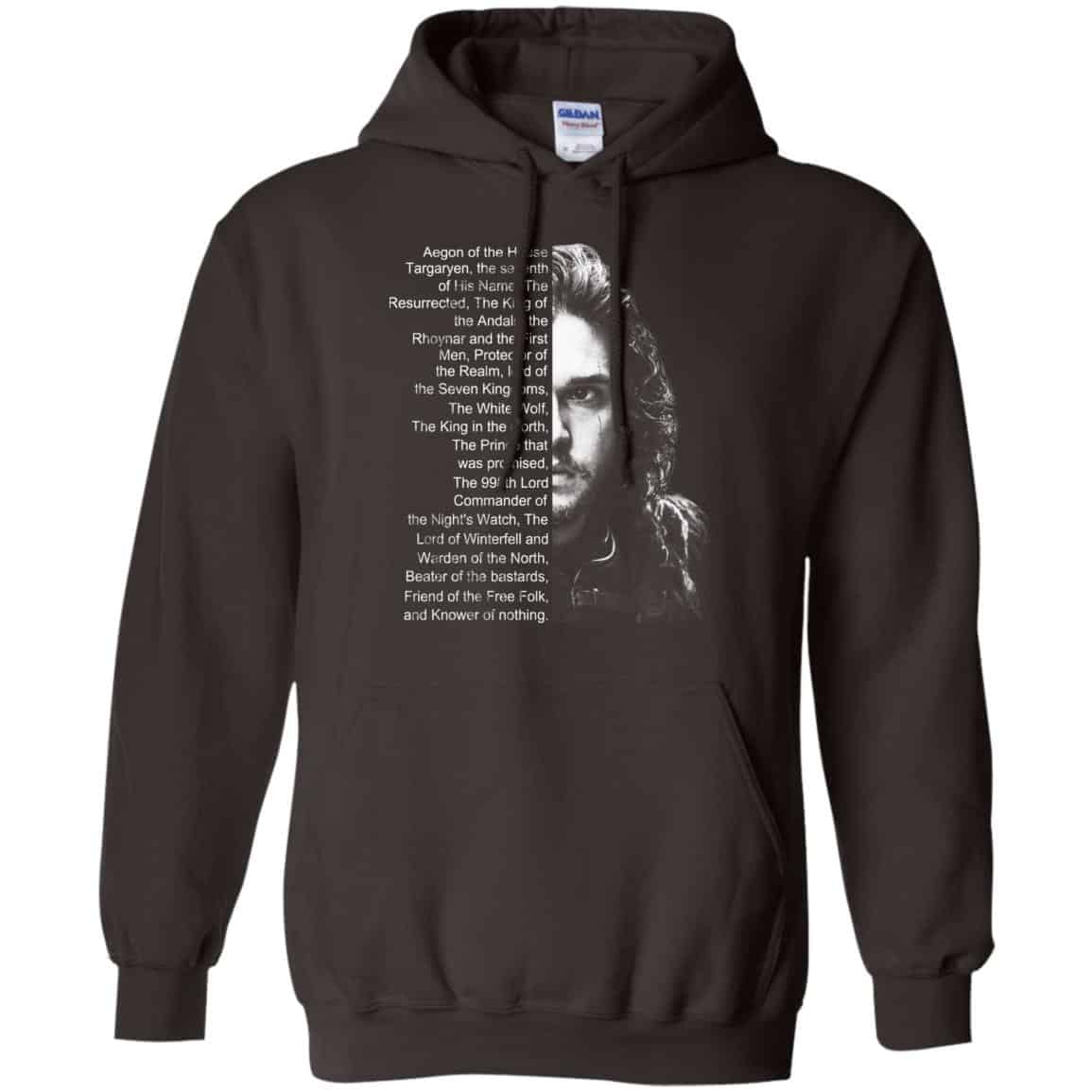 Jon Snow: List Name Aegon Of The House T-Shirts, Hoodie, Sweater