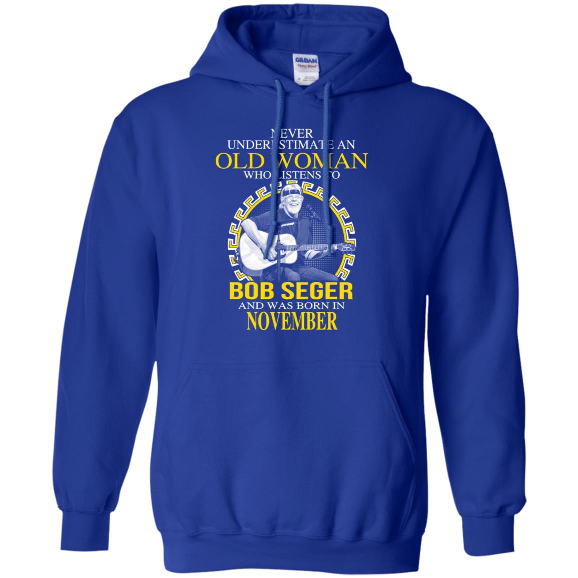 An Old Woman Who Listens To Bob Seger And Was Born In November T-Shirts, Hoodie, Tank