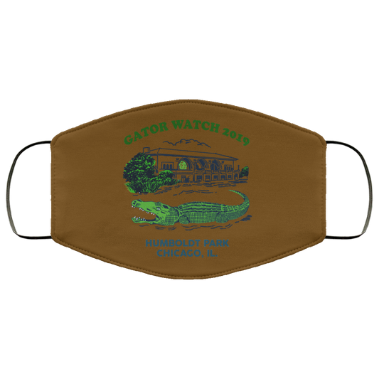 Gator Watch 2019 Humboldt Park Chicago IL Face Mask