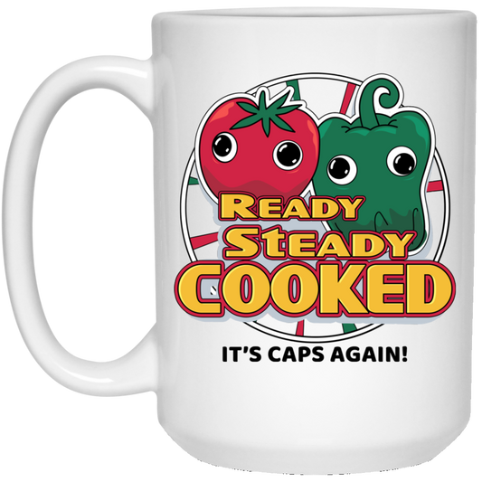 Ready Steady Cooked It’s Caps Again Mug