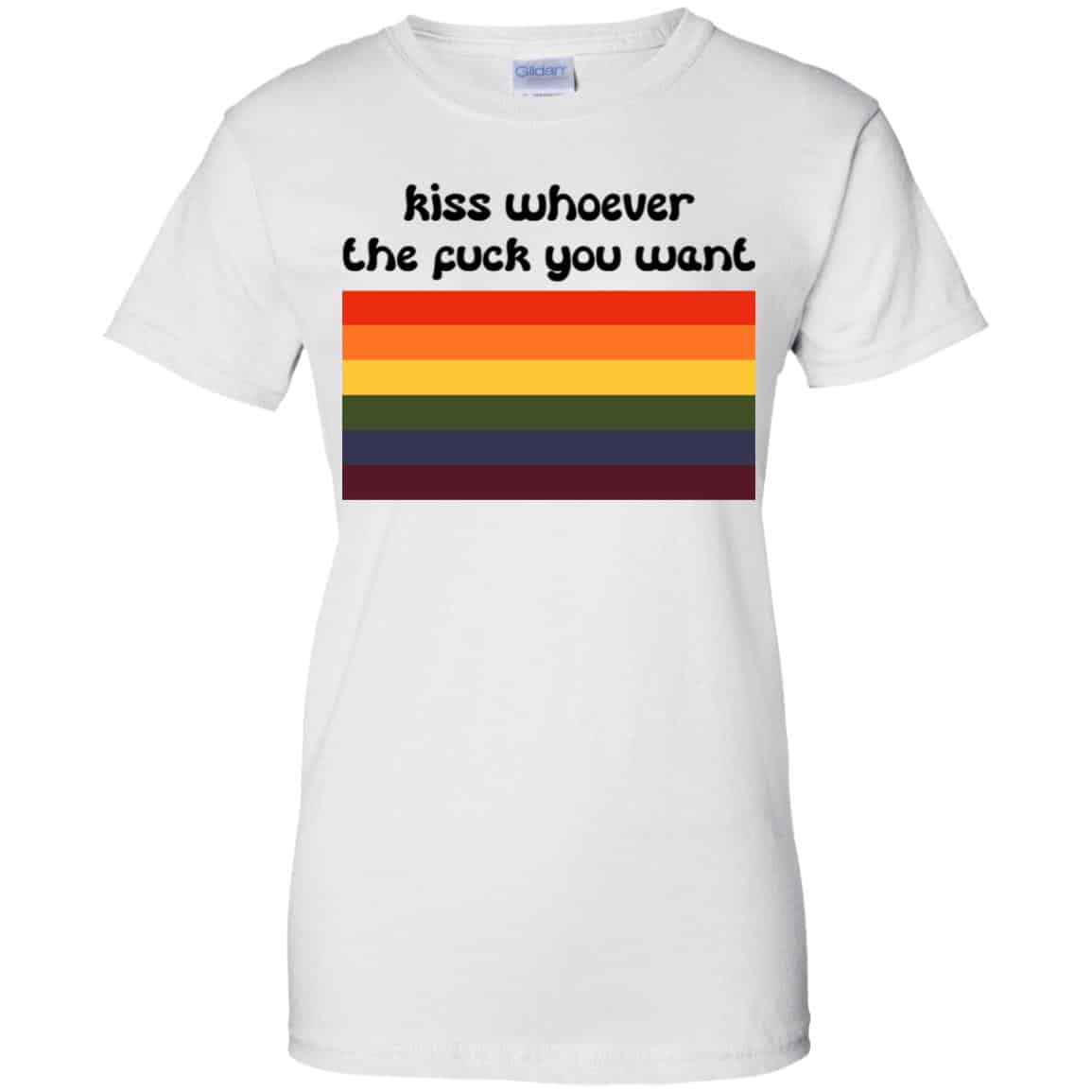 LGBT: Kiss Whoever The Fuck You Want T-Shirts, Hoodie, Tank