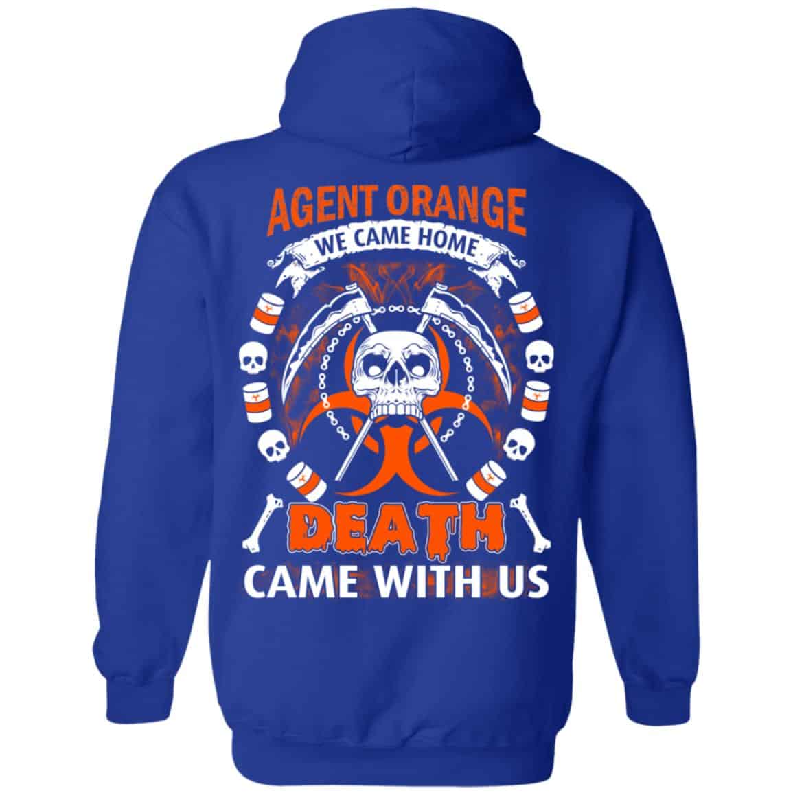 Viet Nam Veteran: Agent Orange We Came Home Death Came With Us T-Shirts, Hoodie, Sweater
