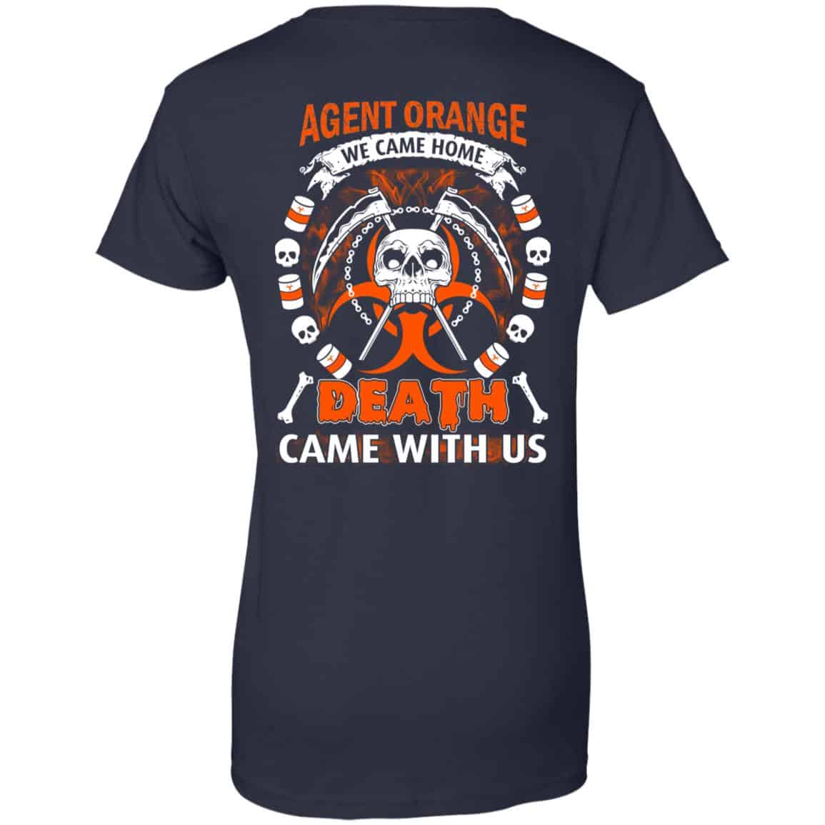 Viet Nam Veteran: Agent Orange We Came Home Death Came With Us T-Shirts, Hoodie, Sweater