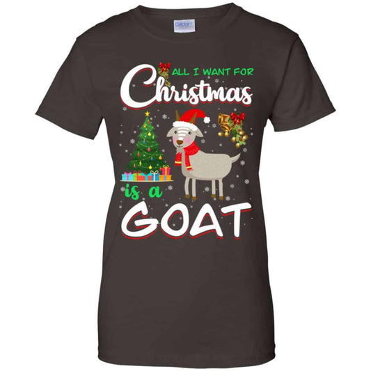 All I Want For Christmas Is A Goat Shirt, Hoodie, Tank