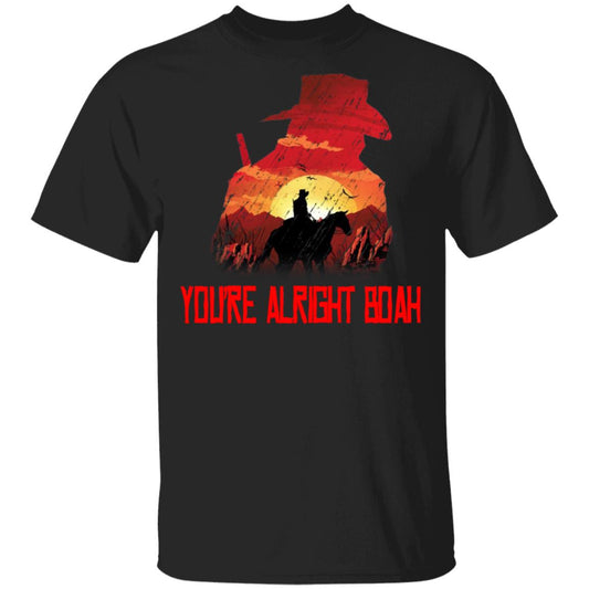 You’re Alright Boah RDR2 Style Gaming Shirt, Hoodie, Tank