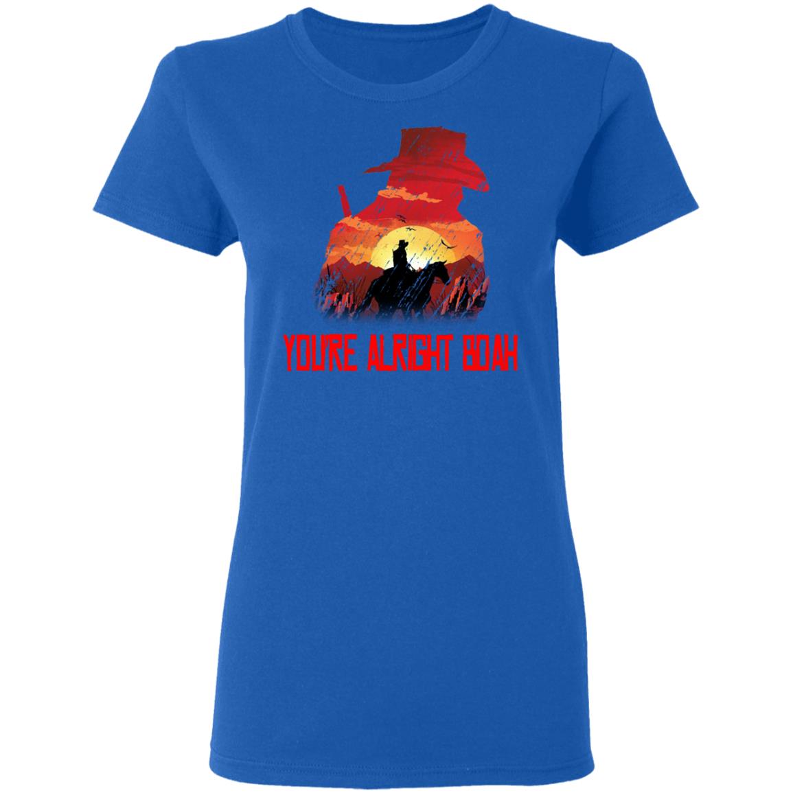 You’re Alright Boah RDR2 Style Gaming Shirt, Hoodie, Tank
