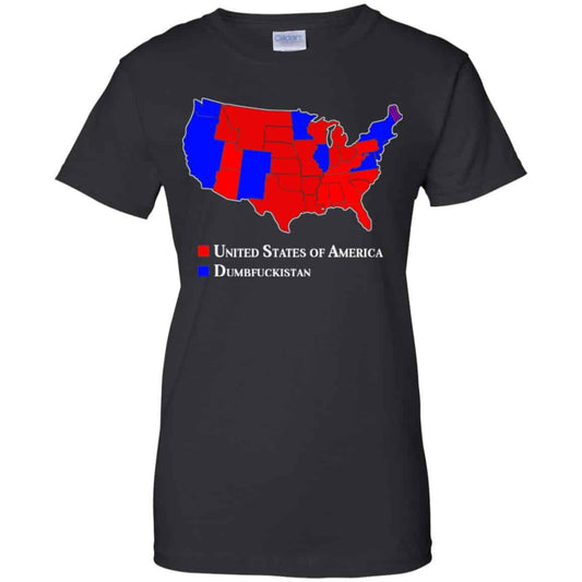 Dumbfuckistan Election Map – Republican Edition Shirt, Hoodie, Tank