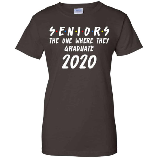 Seniors 2020 The One Where They Graduate Class Of 2020 T-Shirts, Hoodie, Tank