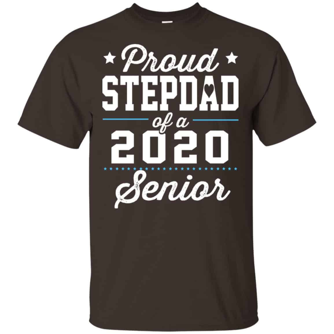 Proud Stepdad Of A 2020 Senior Graduation T-Shirts, Hoodie, Tank