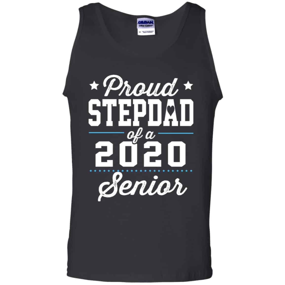 Proud Stepdad Of A 2020 Senior Graduation T-Shirts, Hoodie, Tank