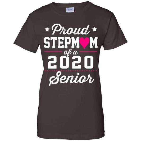 Proud Stepmom Of A 2020 Senior Graduation T-Shirts, Hoodie, Tank