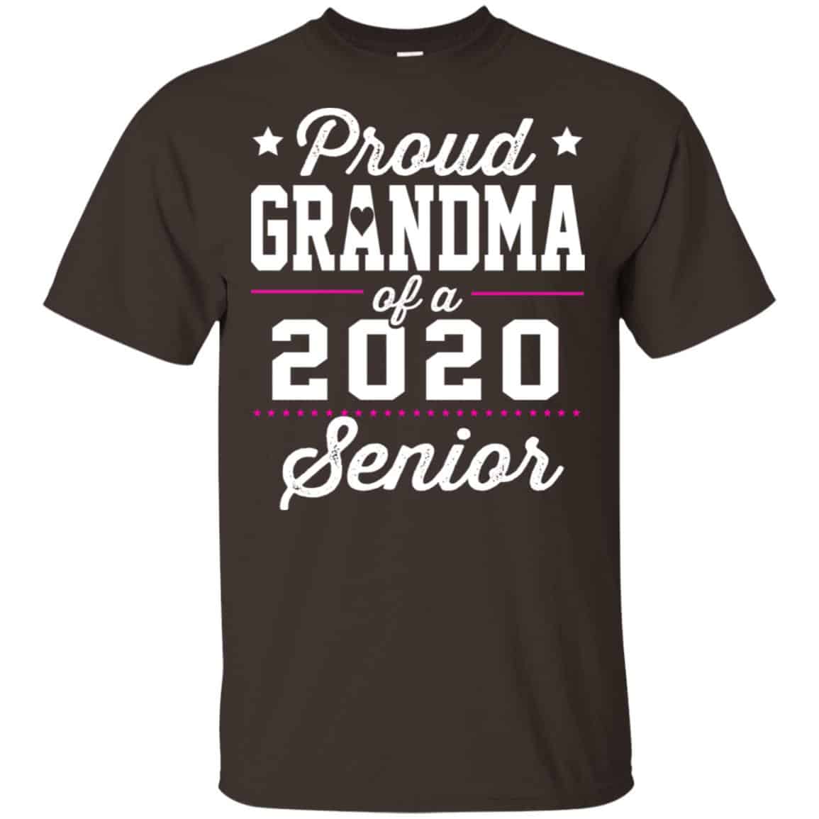 Proud Grandma Of A 2020 Senior Graduation T-Shirts, Hoodie, Tank