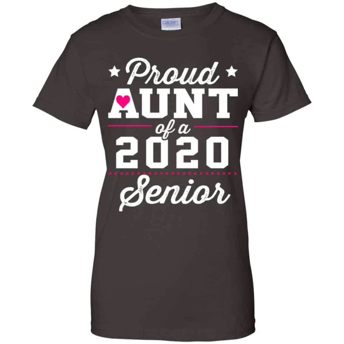 Proud Aunt Of A 2020 Senior Graduation T-Shirts, Hoodie, Tank