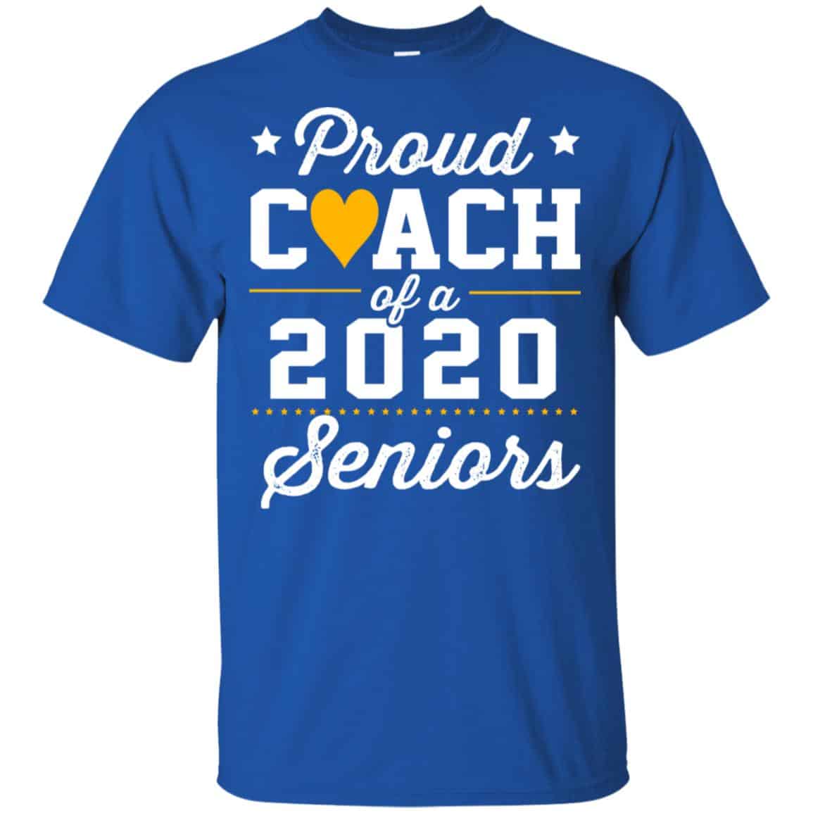 Proud Coach Of A 2020 Senior Graduation T-Shirts, Hoodie, Tank