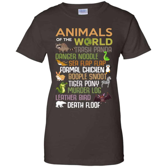 Animals Of The World Funny Animals T-Shirts, Hoodie, Tank