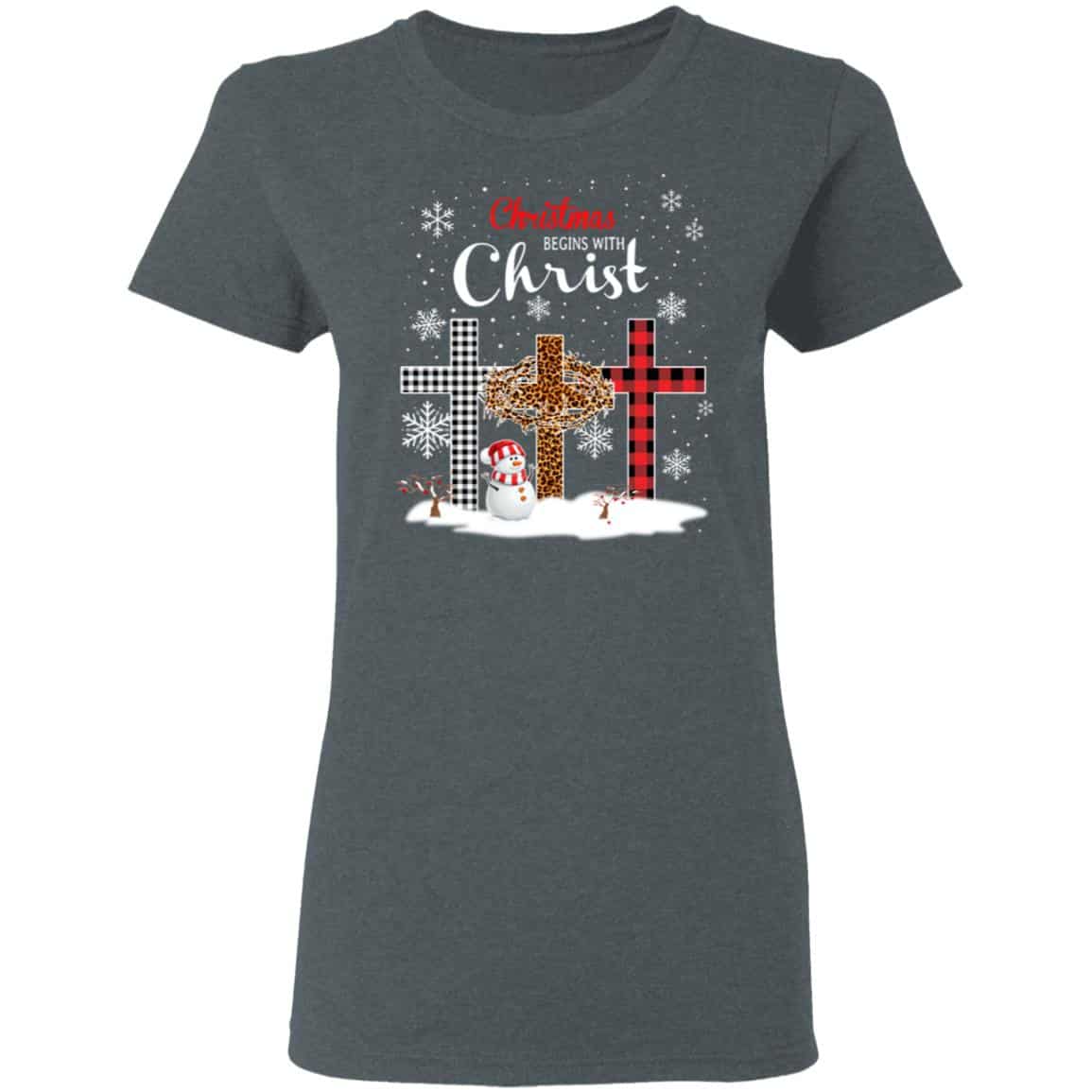 Christmas Begins With Christ Shirt, Hoodie, Tank