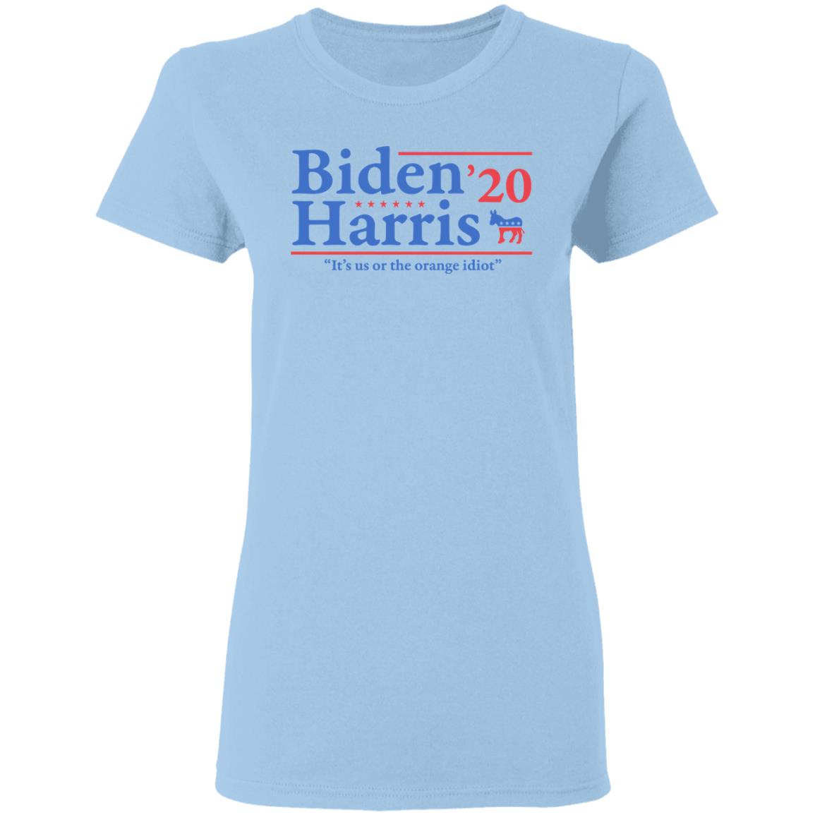 Joe Biden Kamala Harris 2020 It’s Us Or The Orange idiot Shirt, Hoodie, Tank
