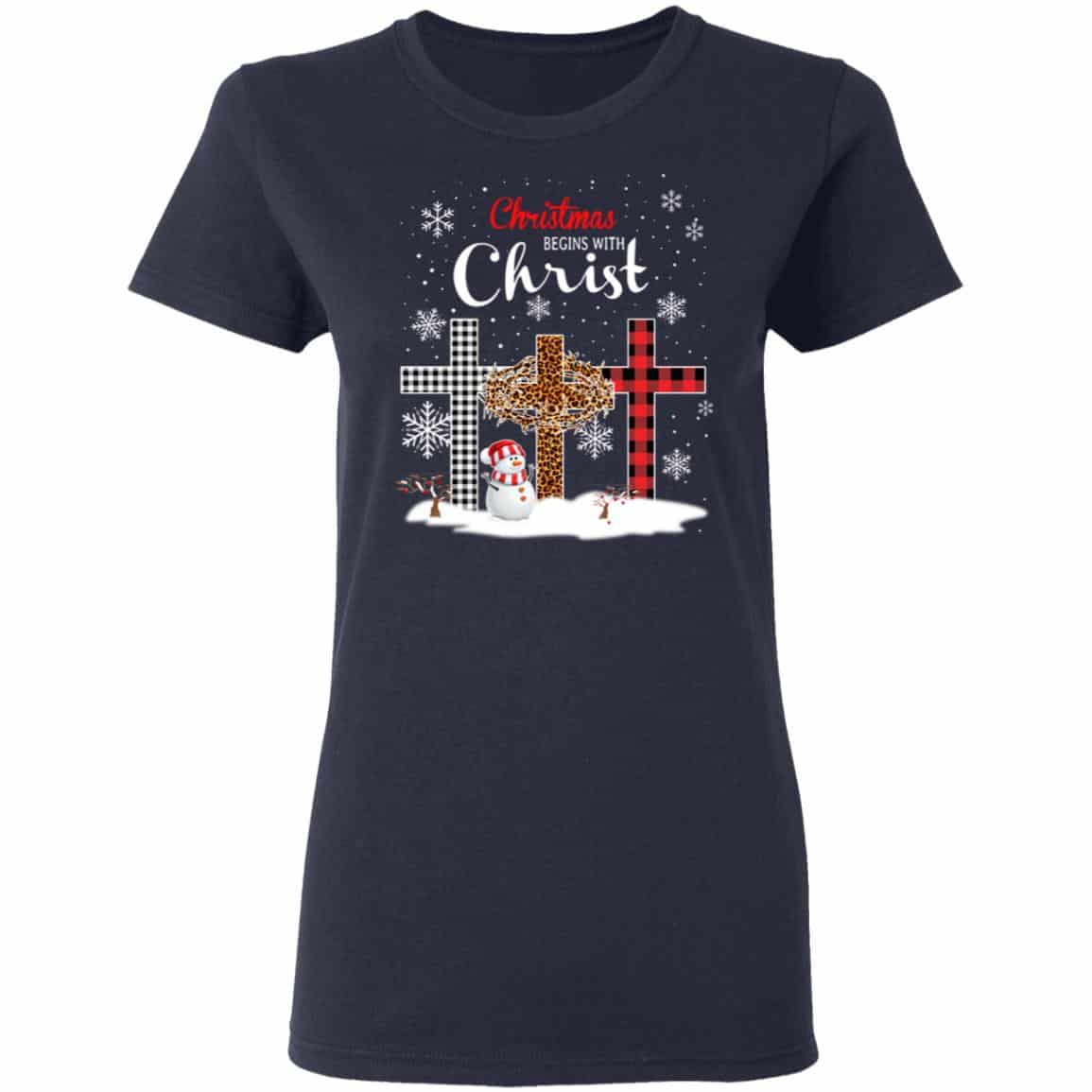 Christmas Begins With Christ Shirt, Hoodie, Tank