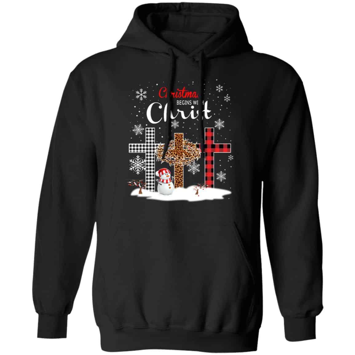 Christmas Begins With Christ Shirt, Hoodie, Tank