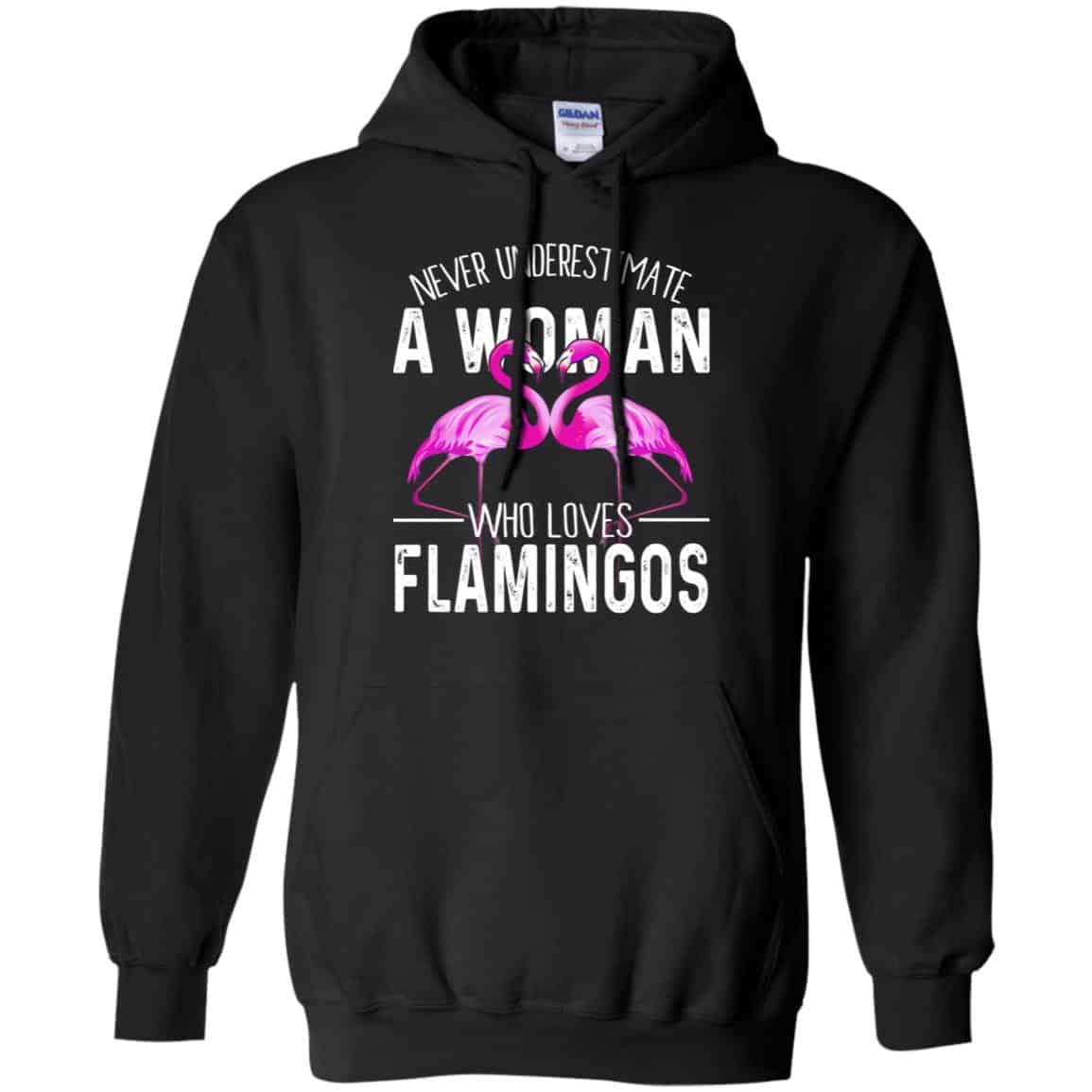 Never Underestimate A Woman Who Loves Flamingos T-Shirts, Hoodie, Tank