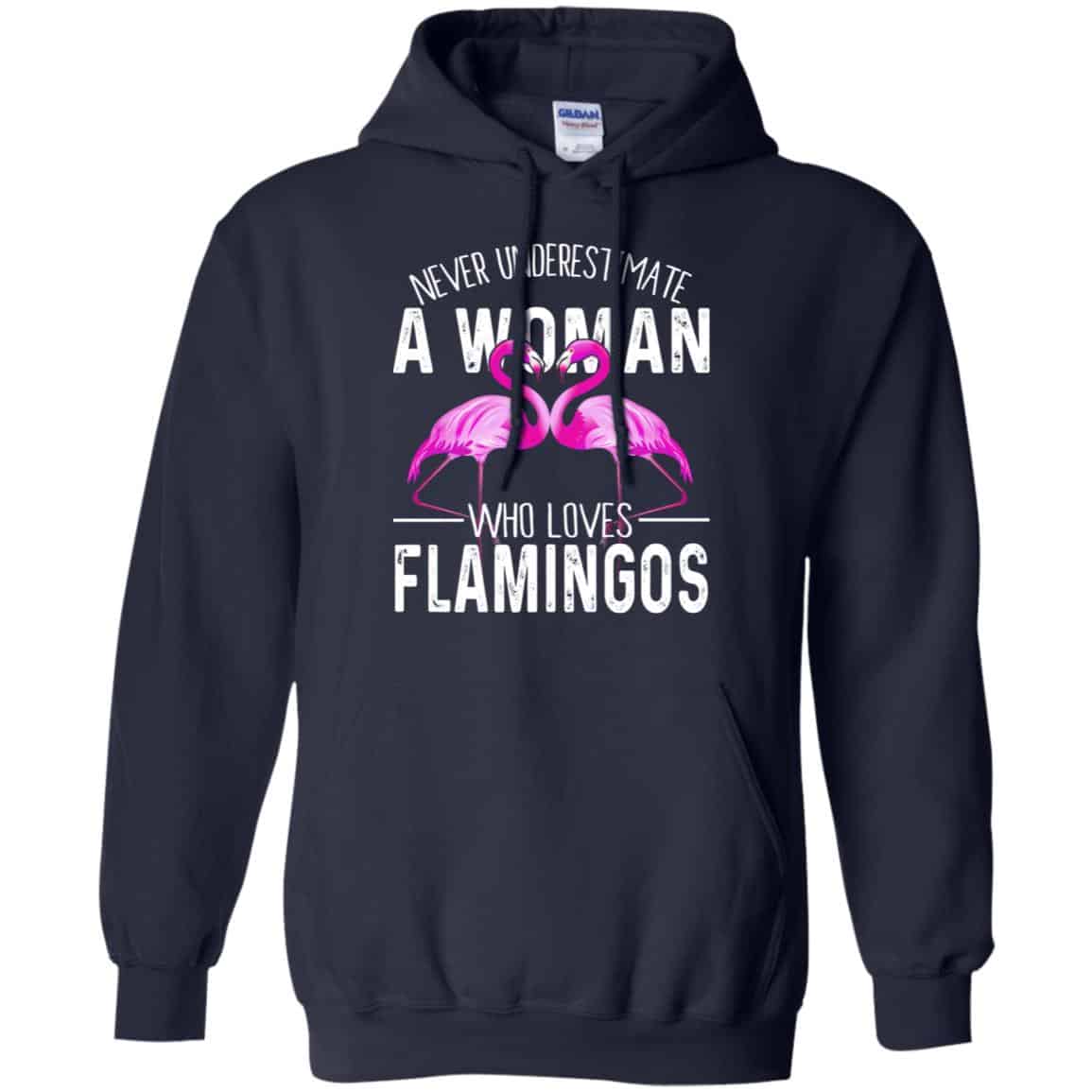 Never Underestimate A Woman Who Loves Flamingos T-Shirts, Hoodie, Tank