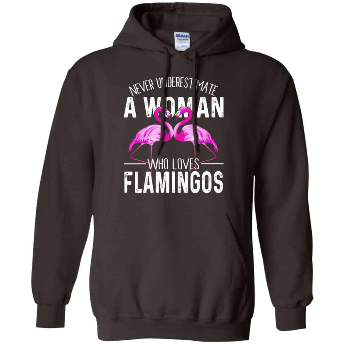 Never Underestimate A Woman Who Loves Flamingos T-Shirts, Hoodie, Tank