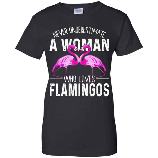 
	Never Underestimate A Woman Who Loves Flamingos T-Shirts, Hoodie, Tank