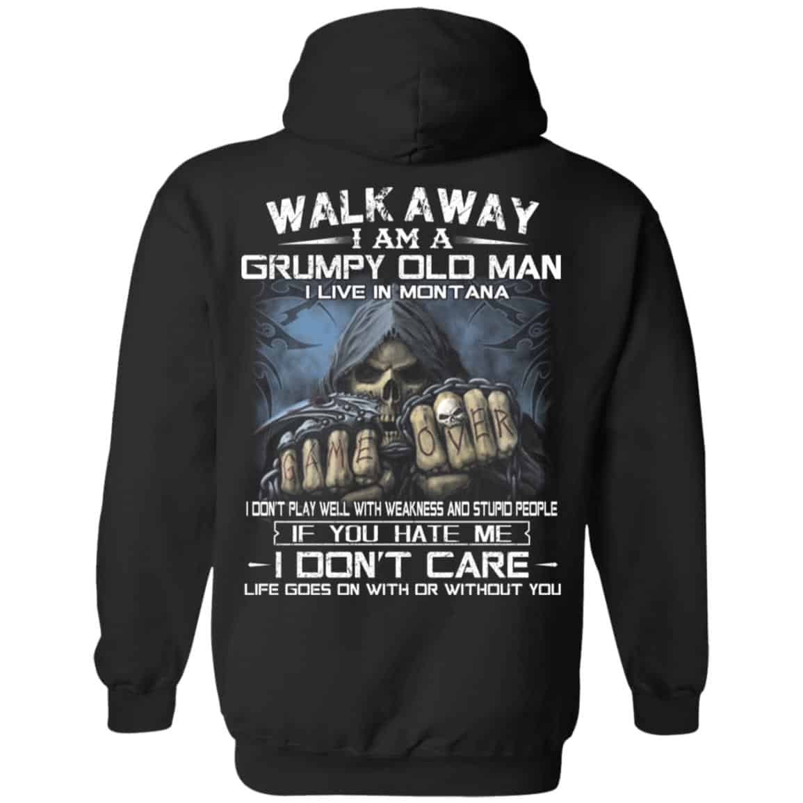 Walk Away I Am A Grumpy Old Man I Live In Montana T-Shirts, Hoodie, Tank