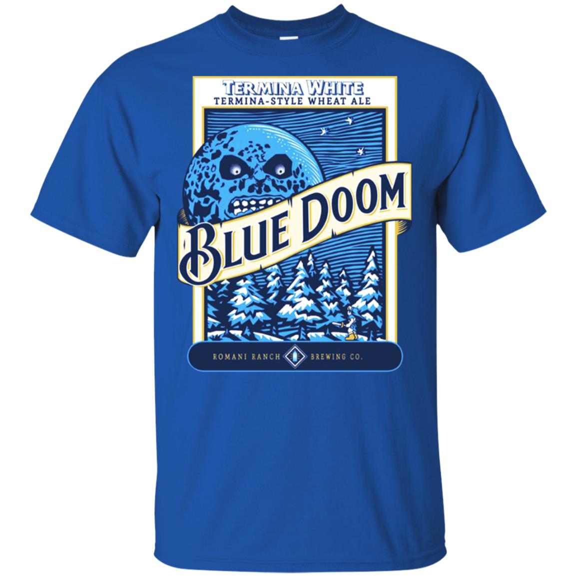 Termina White Termina-Style Wheat Ale Blue Doom T-Shirts, Hoodie, Tank