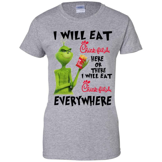 I Will Eat Chick-fil-A Here Or There I Will Eat Chick-fil-A Everywhere T-Shirts, Hoodie, Tank
