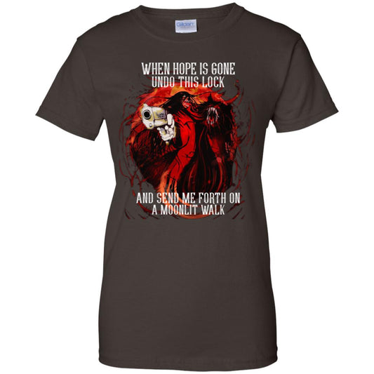 When Hope Is Gone Undo This Lock And Send Me Forth On A Moonlit Walk – Alucard T-Shirts, Hoodie, Tank