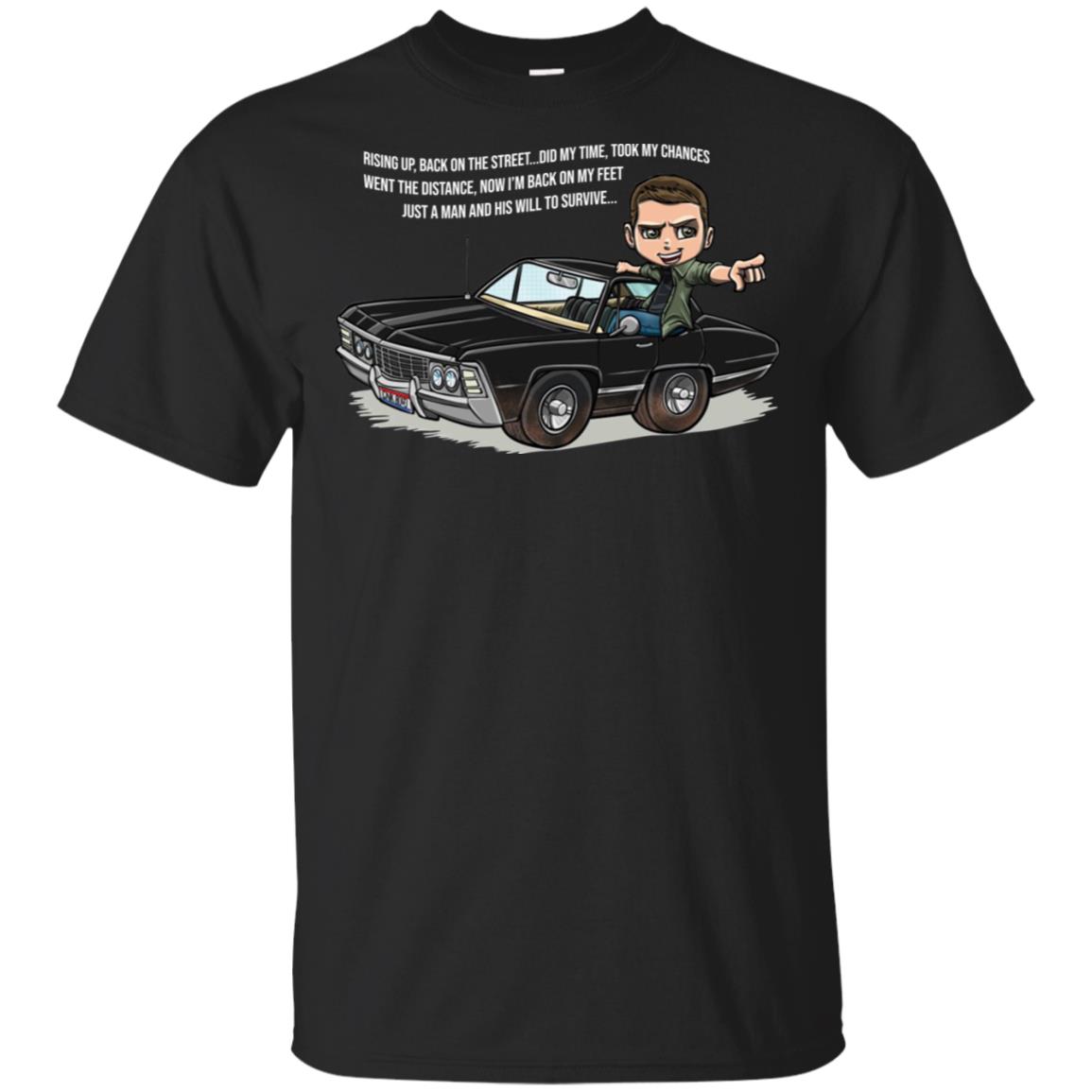 Supernatural: Rising Up Back On The Street Did My Time Took My Chances T-Shirts, Hoodie, Tank