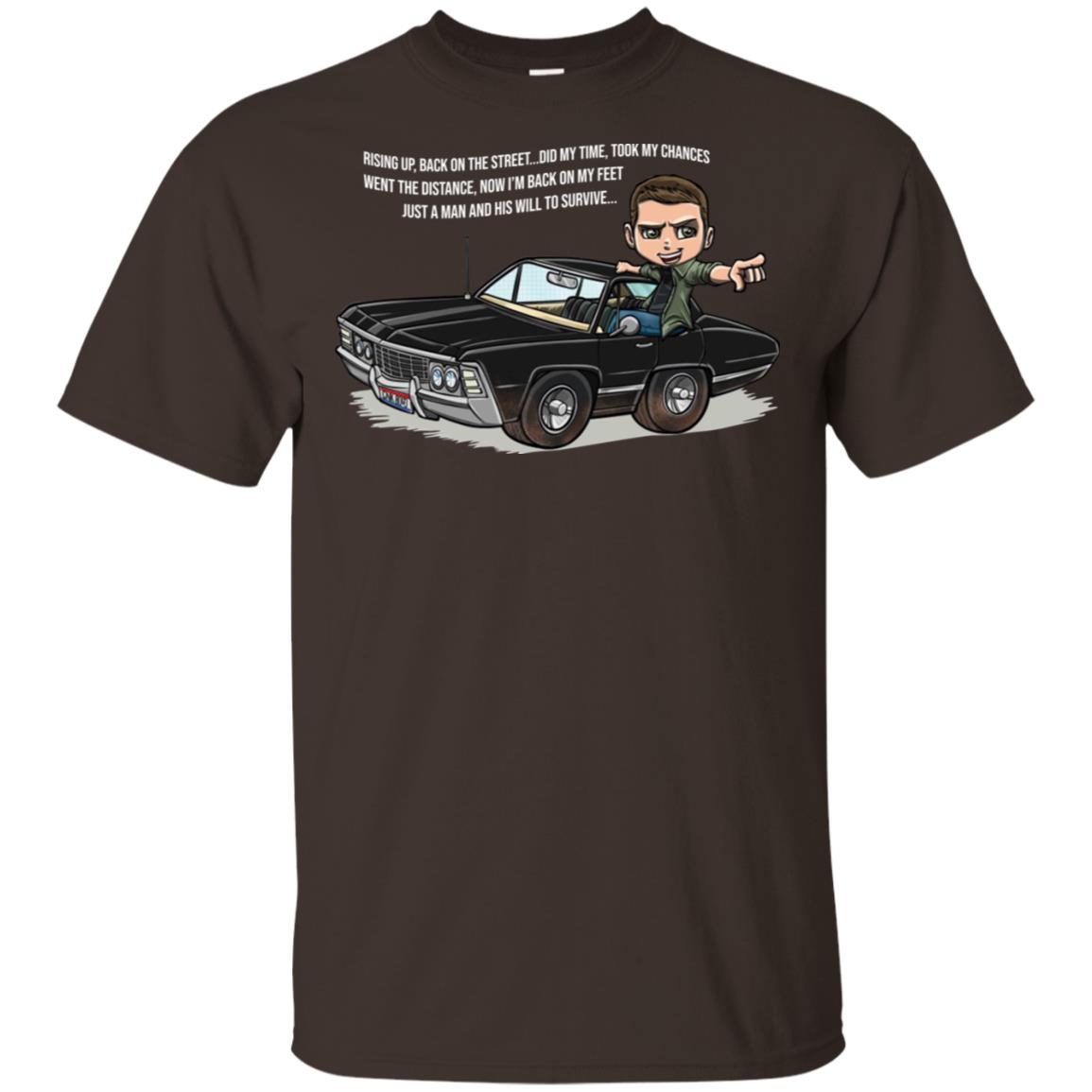 Supernatural: Rising Up Back On The Street Did My Time Took My Chances T-Shirts, Hoodie, Tank