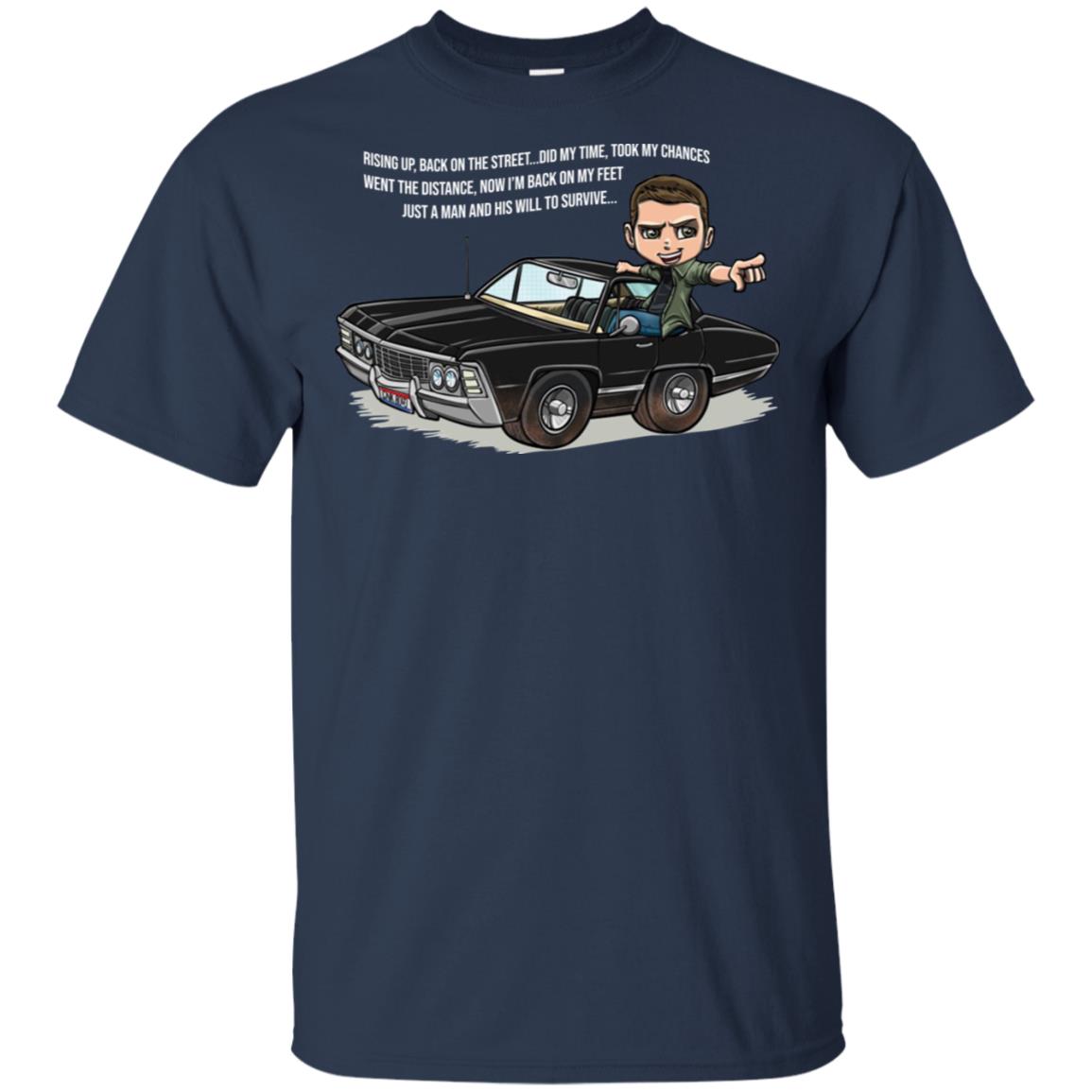 Supernatural: Rising Up Back On The Street Did My Time Took My Chances T-Shirts, Hoodie, Tank