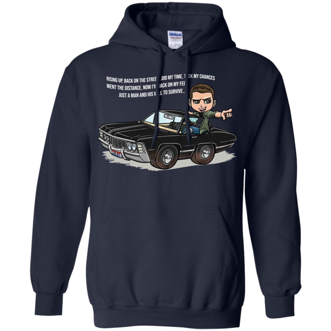 Supernatural: Rising Up Back On The Street Did My Time Took My Chances T-Shirts, Hoodie, Tank