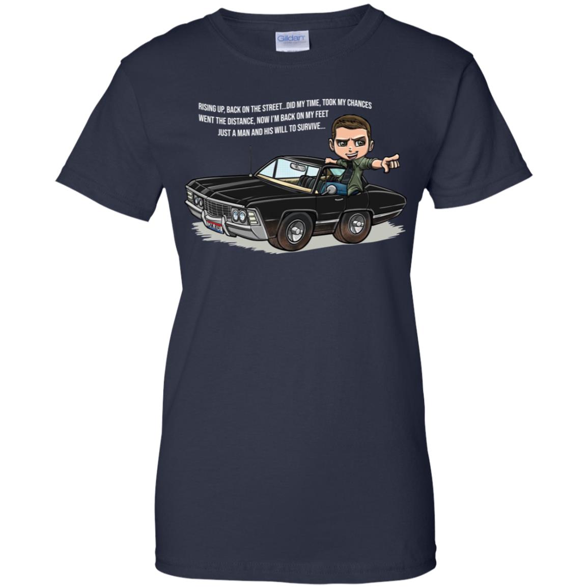 Supernatural: Rising Up Back On The Street Did My Time Took My Chances T-Shirts, Hoodie, Tank