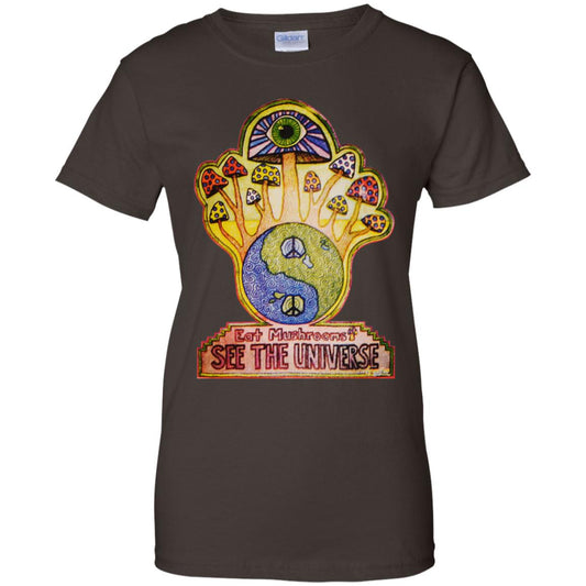 Hippie Eat Mushrooms See The Universe T-Shirts, Hoodie, Tank