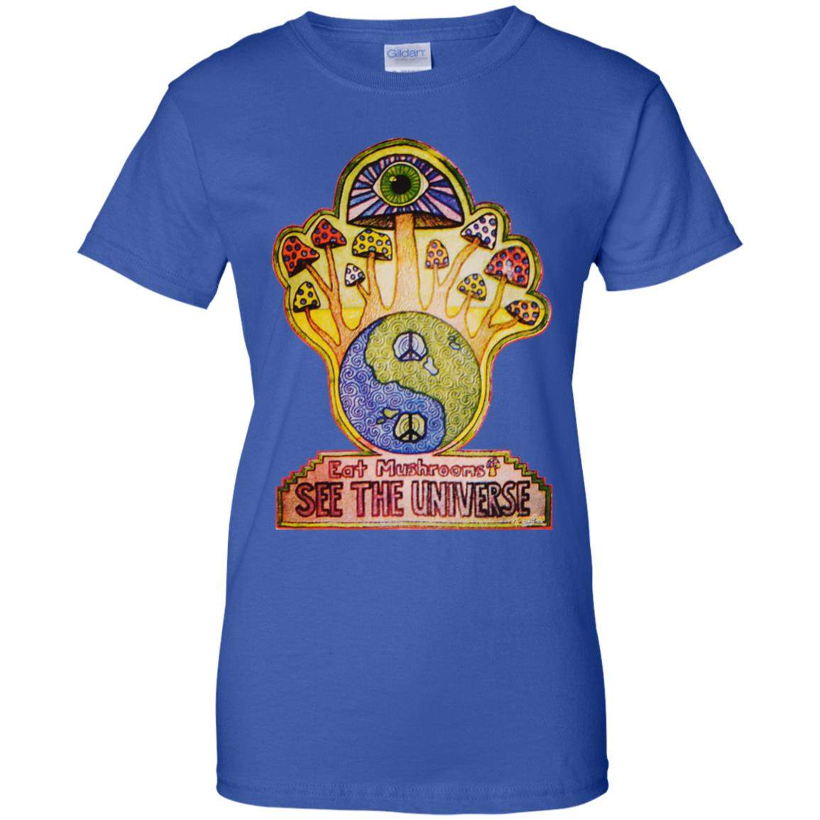 Hippie Eat Mushrooms See The Universe T-Shirts, Hoodie, Tank