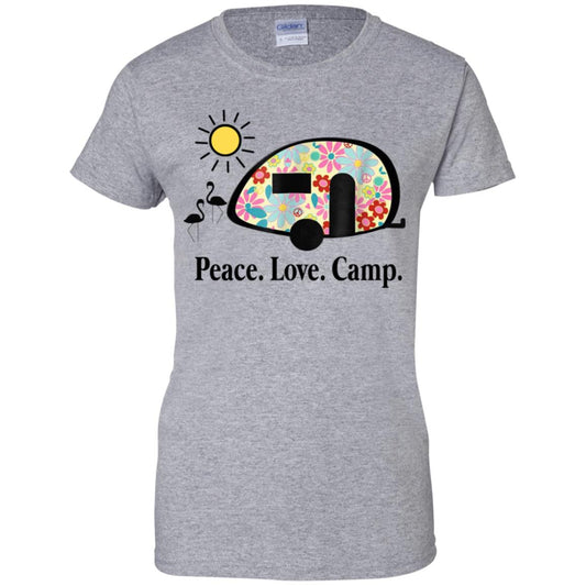 Peace. Love. Camp. Camping T-Shirts, Hoodie, Tank