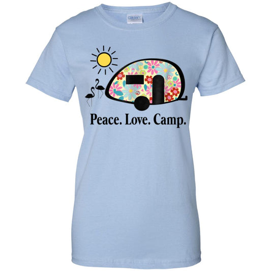 
	Peace. Love. Camp. Camping T-Shirts, Hoodie, Tank