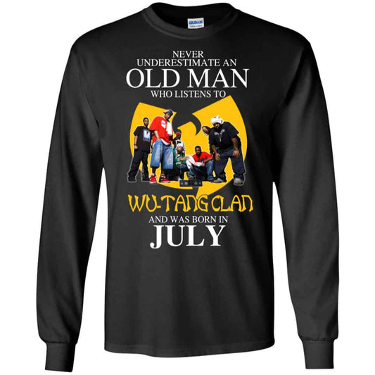 An Old Man Who Listens To Wu-Tang Clan And Was Born In July T-Shirts, Hoodie, Tank
