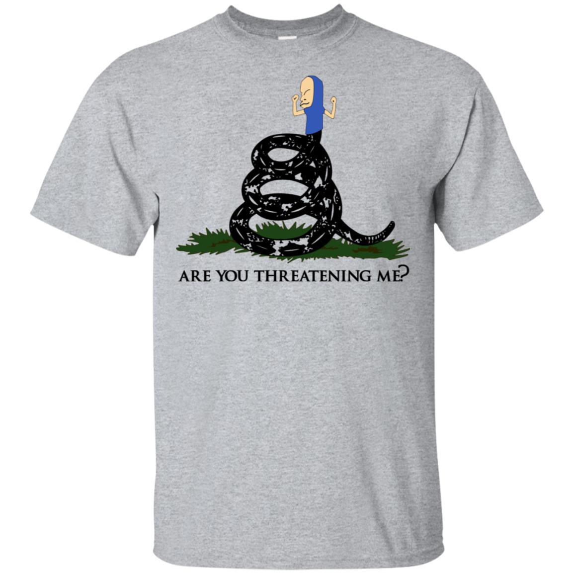 Gadsden Flag Beavis: Are You Threatening Me T-Shirts, Hoodie, Tank