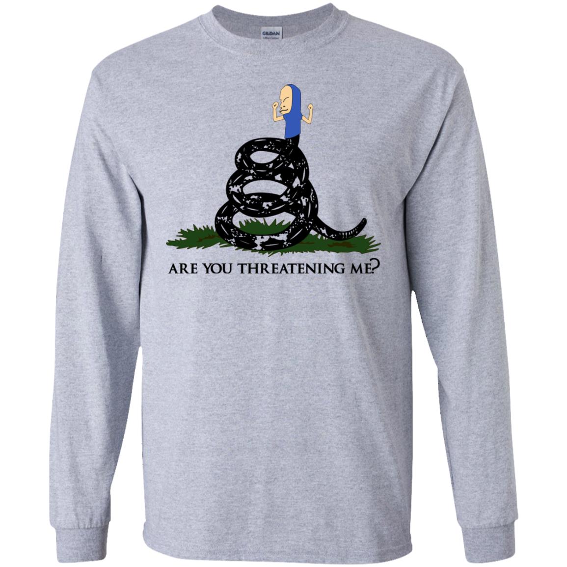 Gadsden Flag Beavis: Are You Threatening Me T-Shirts, Hoodie, Tank