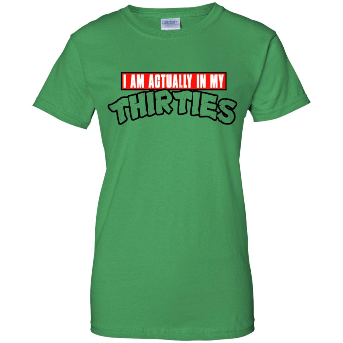 I Am Actually In My Thirties Funny TMNT Parody T-Shirts, Hoodie, Tank